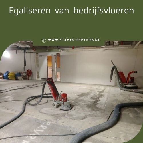 Egaliseren van bedrijfsvloeren